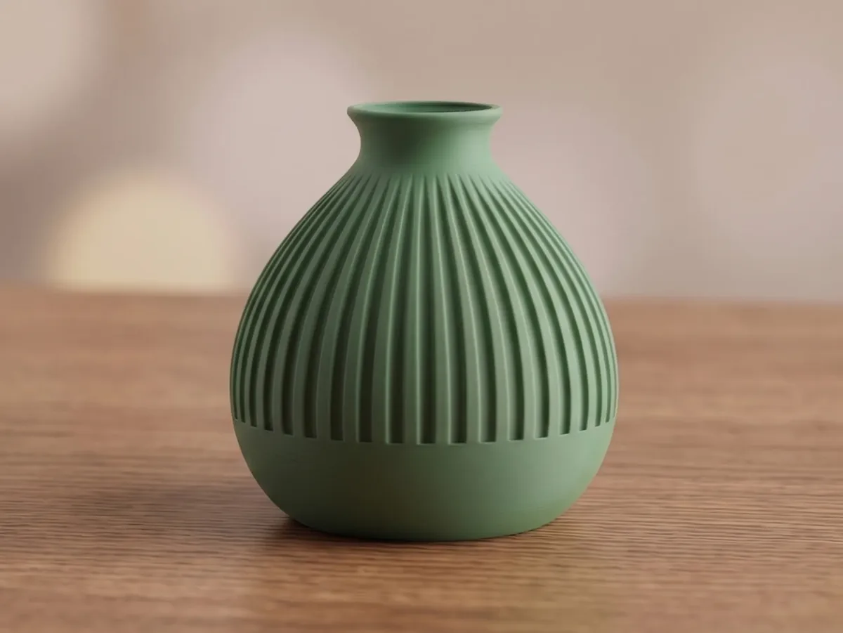 Vase Mini Japandi vert olive